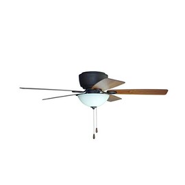 Litex Industries 12029 Riggio Ceiling Fan, 52, Bronze