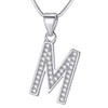 Morella Ladies’ Necklace with Various Letter Pendants to Choose From,
