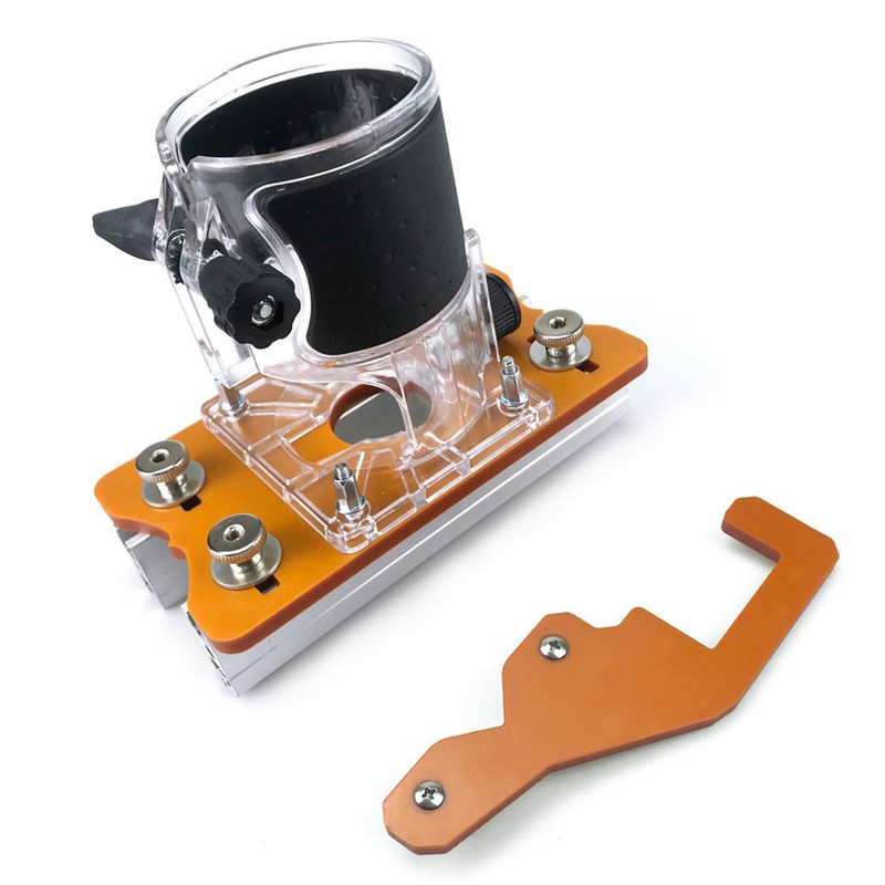 Wood Router Slotting Bracket 5 To 56mm Adjustable Base Trimmer
