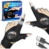 PARIGO Flashlight Gloves for Men Rechargeable (1 Pair) Stocking Stuffers