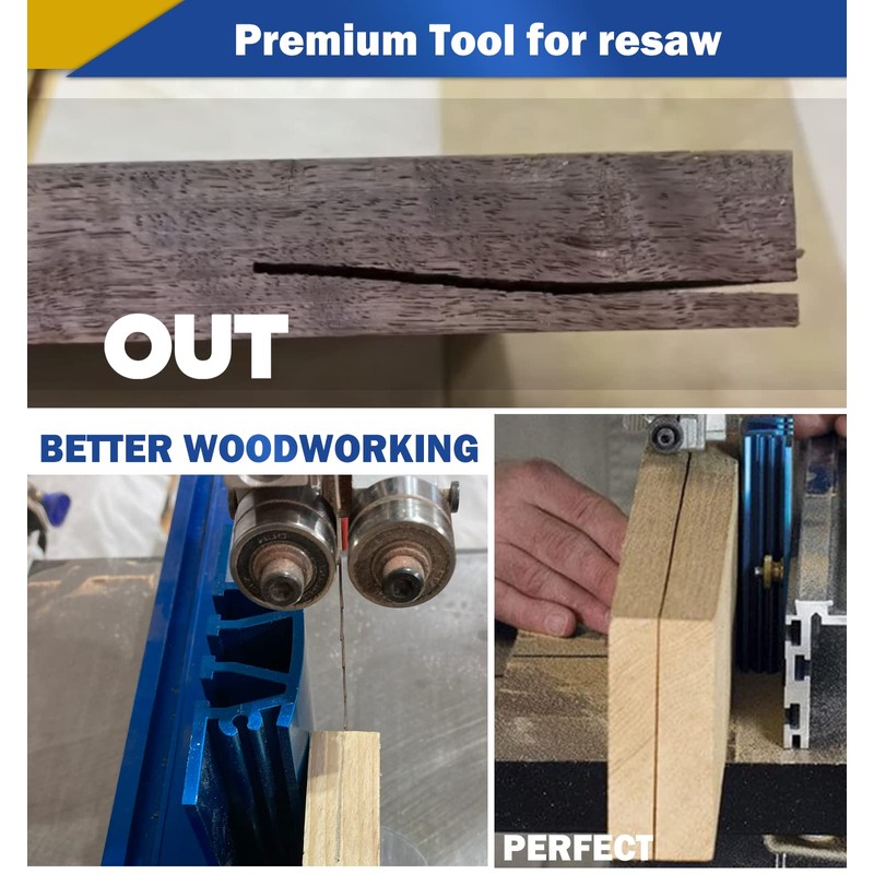KMS7214 Resaw Guide 7" (178mm) Bolt-On Band Saw Fence Accessories,