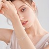 Aututer blue bracelet (A01-White gold-Cross Hummingbird, Hummingbird)