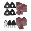 172 Pcs Oscillating Tool Sanding Pad Kit 4 Pcs Triangle