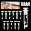 12 Sets Vertical Blinds Replacement Stem and Gear, White Vertical