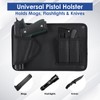 Threehome Upgraded Gun Safe Door Organizer with Strong Adhesive Hook