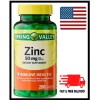 Spring Valley Zinc Dietary Supplement Caplets for Immune Health 50