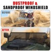 XATVXUTV Front Half Windshield for Pioneer 700-2/700-4 2014-2025, Dark Tinted