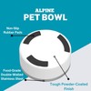 ALPINE Set of 2 Stainless Steel Dog Bowls, Non Slip,