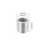 sourcing map Thread Reducing Nuts Insert M10 x 1mm Male