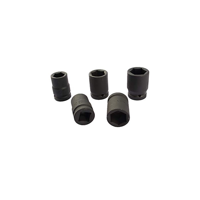 TOOLSTAR Impact Socket, 1/2" 21mm 6-Point Impact Bit Socket 4CM