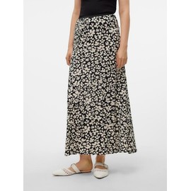 VERO MODA Women's Vmalba Ankle Skirt WVN Ga Noos A-line, Black, L