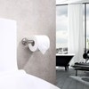 TASTOS Toilet Paper Holder SUS304 Stainless Steel Round Size Brushed
