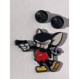 Mick - Pinkie Mashup Rodent HAT PIN Lapel Brooch