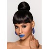 Kim Kimble Sleek Style Bun & Bangs Hairpiece With Face