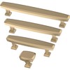 FRANKLIN BRASS Beveled (10-Pack) Cabinet Handles 3" Hole Center |
