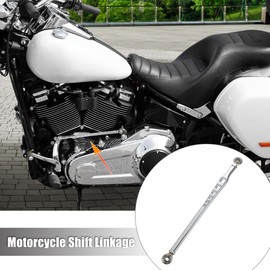 Motoforti 6 Hole Chrome Gear Shift Levers Shifter Linkage for Harley Davidson 1980-2022 Silver Tone