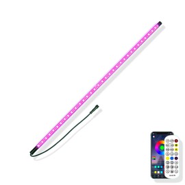 Gepas LONGRUNNEW Replacement 35.4'' LED Light Strip Color Changing for Waterfall Spillway Pool Fountain with Adapter, Remote Control Designed