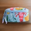 Vera Bradley Mini Zip Case Seafood Boil Makeup Train Cosmetic