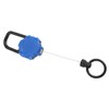 Magnetic Retractable Keychain Stainless Steel Wire Easy Pull Buckle Carabiner
