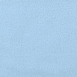 Light Blue Fleece Fabric - by The Yard