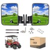 10L0L Universal Golf Cart Side Mirrors - Golf Cart Mirrors