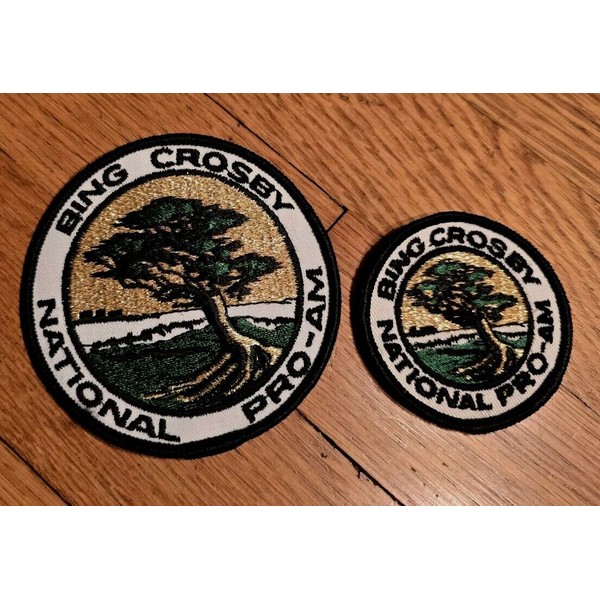 Set of 2 - PGA TOUR Patch - BING CROSBY