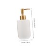 BUGUUYO Hand Soap Dispenser Pump Bottle Refillable Lotion Container for