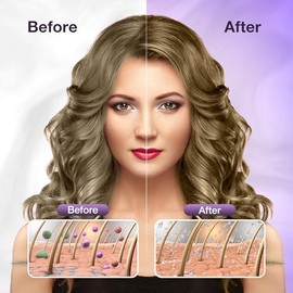 leorx Champú Tinte y Color 3 En 1, Castaño Castaño, 16.9 Fl Oz - Refresco Herbal Instantáneo para Mujeres y Hombres - Tintes para El Cabello Profesional
