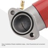 GOOFIT Red Motorcycle Carburetor Intake Manifold Inlet Pipe Replacement for