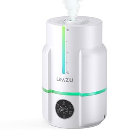 6L/1.6Gal Humidifiers for Bedroom, 60H Runtime 26 dB Quiet Supersized Cool Mist Air Humidifiers for Large Room, Baby Nursery, Plant, Indoor, Night Light, Easy to Clean, Precise Humidity Control