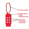 Master Lock 428 Lockout Hasp for 6 Safety Padlocks for