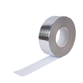 Vent Systems 2" Inch x 164 Ft / 55 Yards Aluminum Foil Tape with Mesh - Strong Metal Adhesive for Insulation, Heavy Duty Ductwork - Waterproof, Low/High Temp HVAC Vent Hose, and Dryer Leak Repair Tape