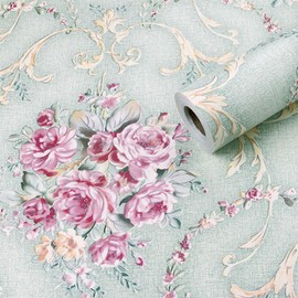 HOYOYO 17.8 x 78 Inches Self-Adhesive Shelf Liner, Self-Adhesive Shelf Liner Dresser Drawer Paper Wall Sticker Home Decoration