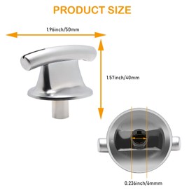 74007918 Cooktop Knobs Compatible With Jenn Air, KIP 5002 Stove Knob Compatible for Jenn Air Cooktop Replacement Part Number JEC8430ADW JGD8430ADS JEC8430ADN