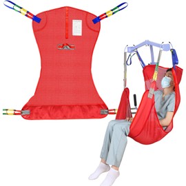 EZ Assistive Universal Full Body Patient Lift Sling, Lift Medical Sling for Bed Positioning, Transfer for Elderly, Disabled, Bedridden, 500LBS Weight Capacity (Rot-Kleine)