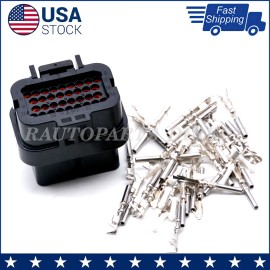 HAOTOM New 34-Pin ECU Connector Plug Set Fits for Suzuki GSX1300R Hayabusa 5-40102