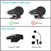 BETOWEY Motorrad Headset Intercom, BT-S3 Freisprechanlage Helm Gegensprechanlage Bluetooth Motorrad