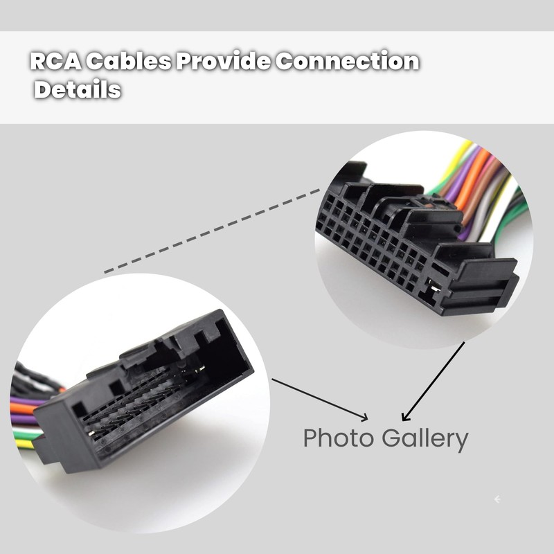 Factory Radio Add a Subwoofer Speaker Amplifier Wire Harness Adapter