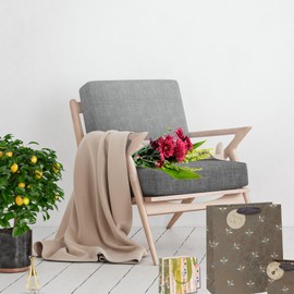 Glick Small Linea Floral Gift Bag, Luxury Recyclable Bag for Special Gifts, 14 x 14 x 6 cm, Ideal for Birthdays & Celebrations, Multi-Coloured