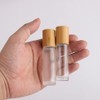18 botellas vacías de bambú de 10 ml para aceite