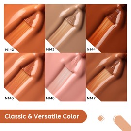 Nicedeco Hema Free Cruelty Free Vegan Gel Nail Polish 6 Pcs 8ml Fall Color Soak Off LED U V Gel Nail Kit Manicure DIY Home for Women