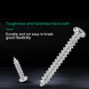 VooGenzek Pack of 800 Silver Self-Tapping Screws, Pan Head Tapping