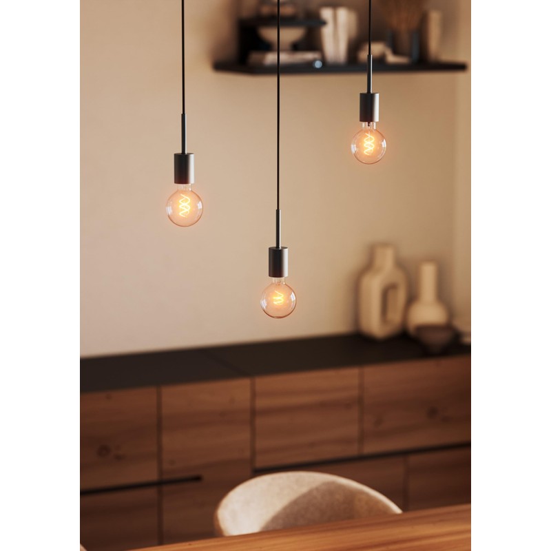 OSRAM Vintage Pendant Light, Dark Grey, Individual Light Scenarios, Stainless