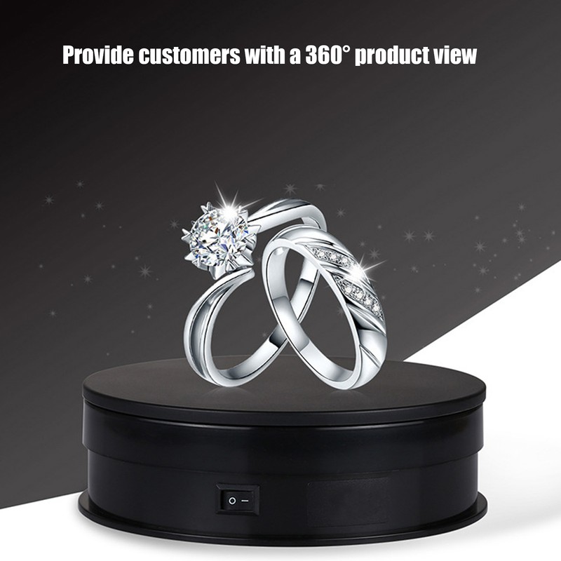 Rotating Display Stand 360° Motorized 5.9in Diameter 6.6lb Load Adjustable