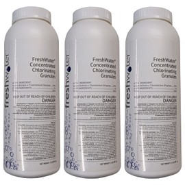 Hot Spring 80021 Conc Chlorinating Granular 2 LBS 3PK, white