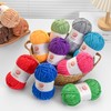 2 Pack Chunky Chenille Yarn for Crocheting, Baby Yarn for
