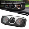 Multifunctional Compass, Dash Mount Compass, 3 in 1 Car Truck