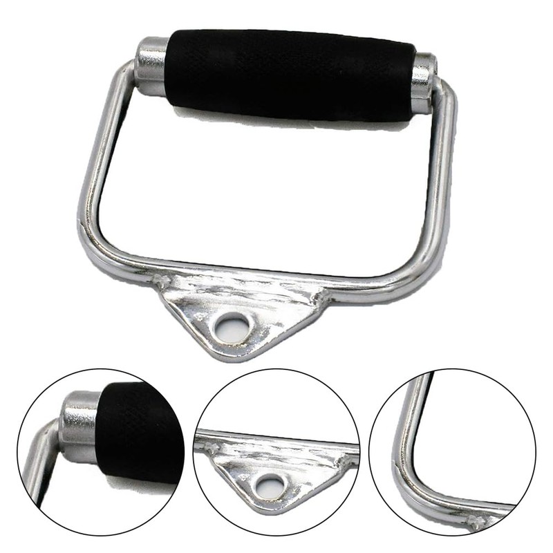 D Shape Exercise Handle with Rubber, Multii Grip D Bar
