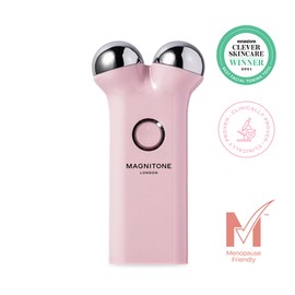 MAGNITONE Lift Off Microcurrent Facial Toning Device, Pink, USB Rechargeable, with Prepare + Glide Superconductive Gel 60ml At home face lift (Pink)
