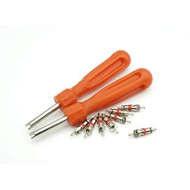 Felgenfactory 2 x valve extractors, screwdriver, 8 x valve inserts, valve key, repair screwdriver